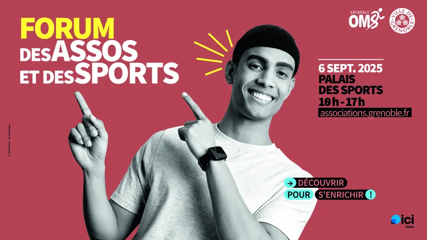 Photo du forum des associations et des sports prévu le 6 septembre 2025 au Palais des sports.