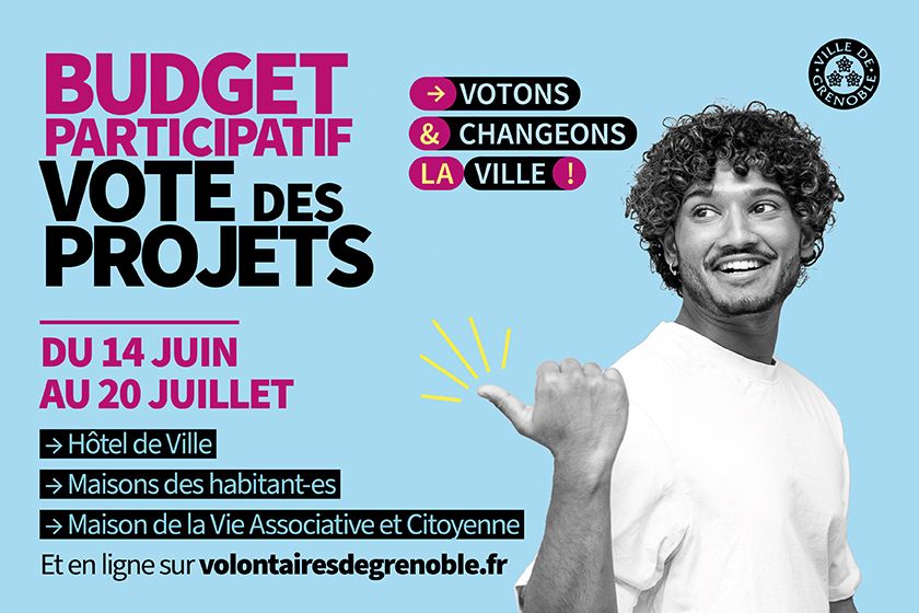 Vote des projets du Budget participatif. Votons et changeons la ville !