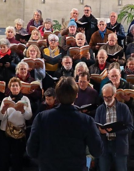 Chorale de l'East Oxford Community dans l'Hôtel de Ville de Grenoble.