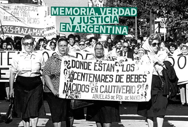 memoria, verdad y justicia en Argentina