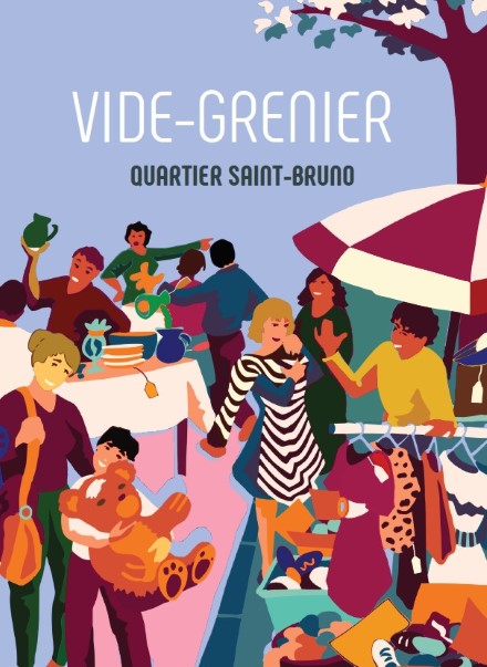 Illustration de vide-grenier