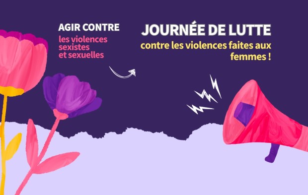 Journée de lutte contre les violences faites aux femmes : agir contre les violences sexistes et sexuelles