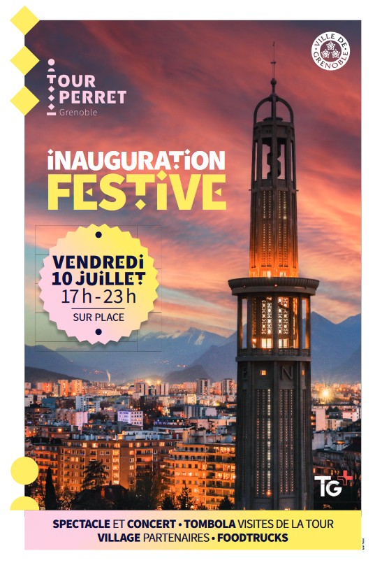 Photo en drone du haut de la tour Perret