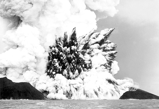 Photo d'archives d'une éruption