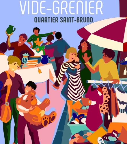 Illustration de vide-grenier