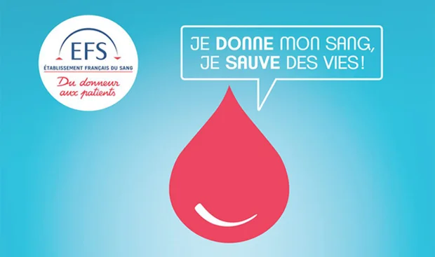 Je donne mon sang, je sauve des vies ! Une collecte de sang est organisée par l'Établissement français du sang à la Maison de la Vie Associative et Citoyenne, le 21 octobre 2025.