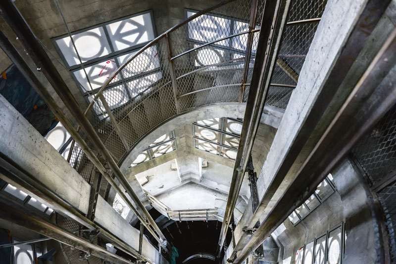 Image de l'intérieur de la tour.