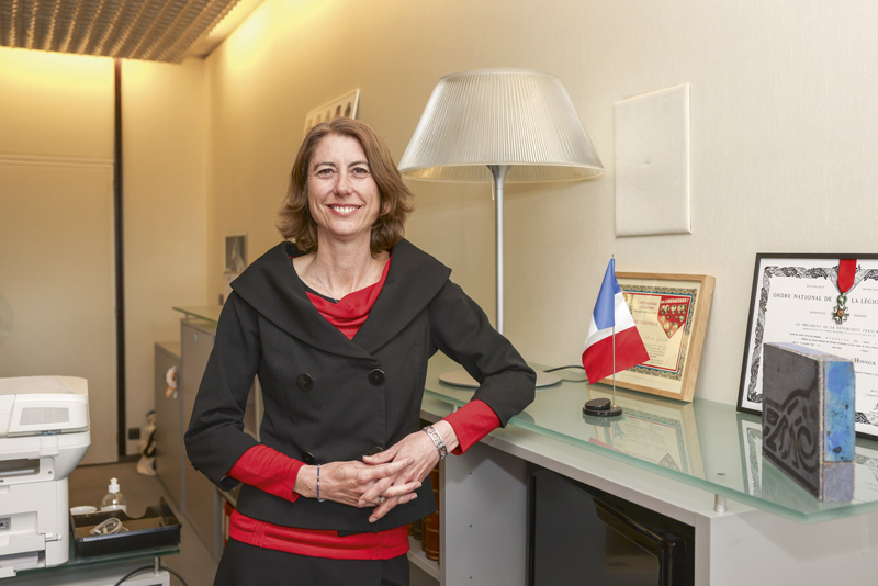 Laurence Ruffin, dans son bureau.