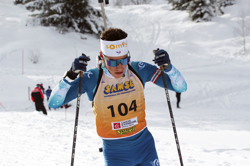 Robinson Goleret sur la piste.