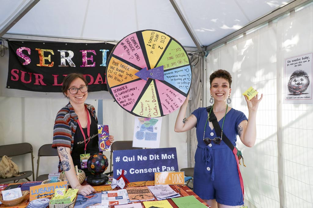 Le stand de l'association.