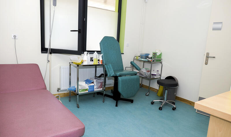 Une salle de soin.