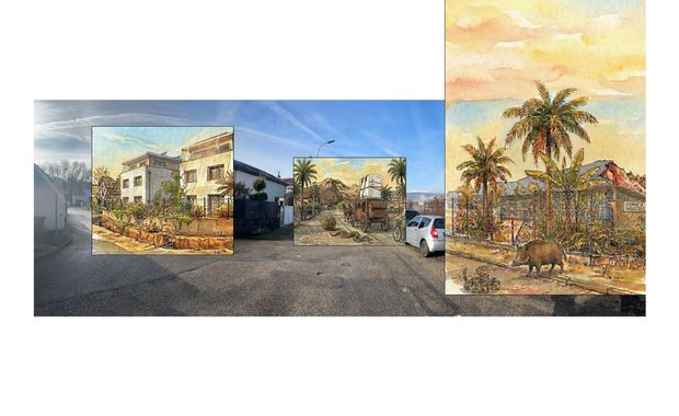 La rue des Taillées en 2076