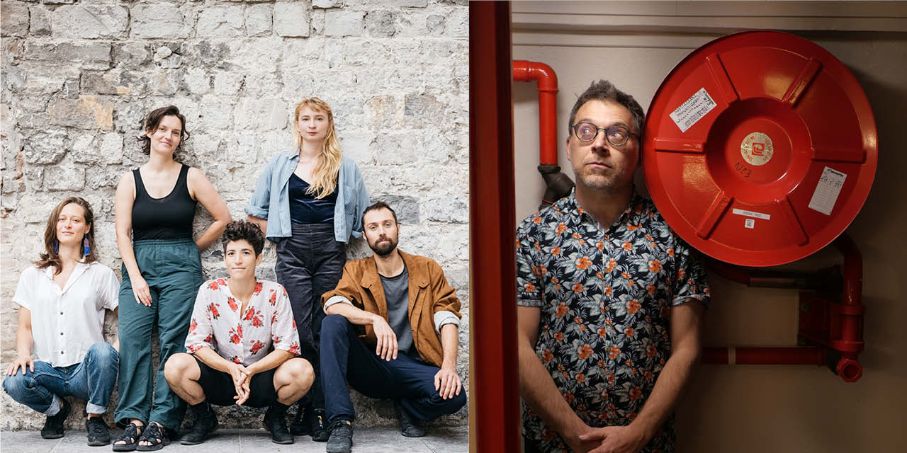 Diptyque des photos de nos artistes associés