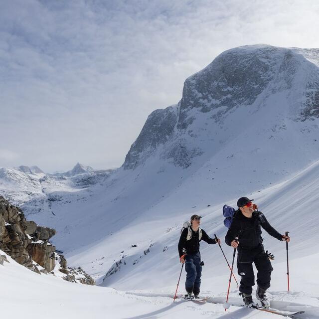Deux skieurs