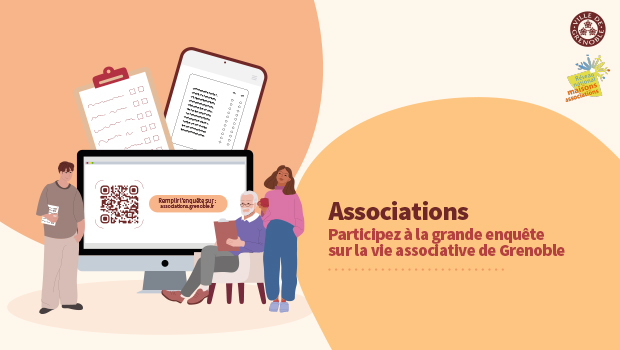Associations, participez à la grande enquête sur la vie associative de Grenoble