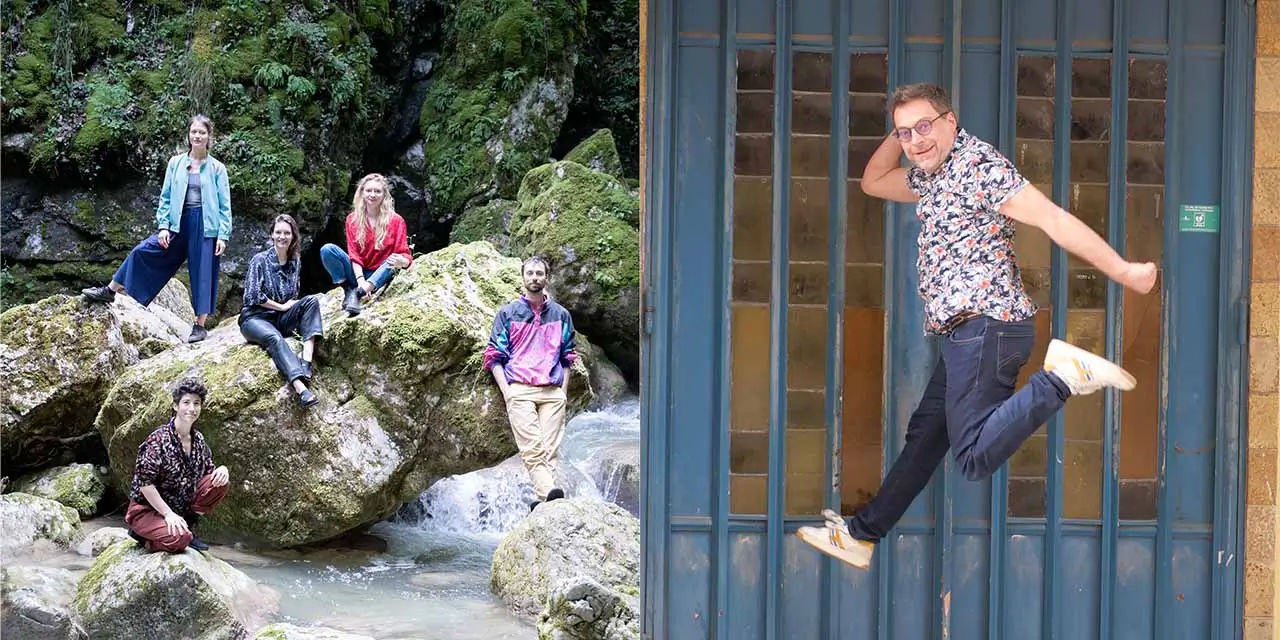 Dyptique photos des artistes associé-es